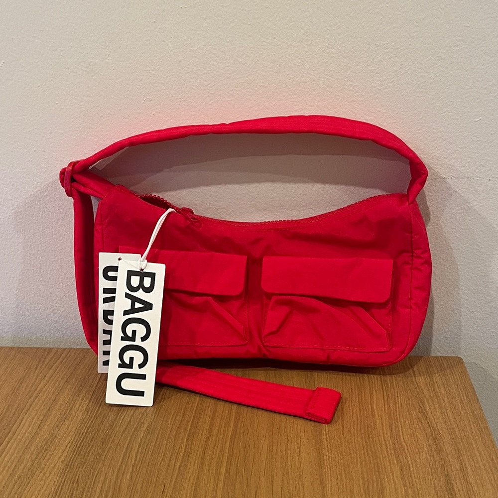 Baggu Bold Red Shoulder Bag
